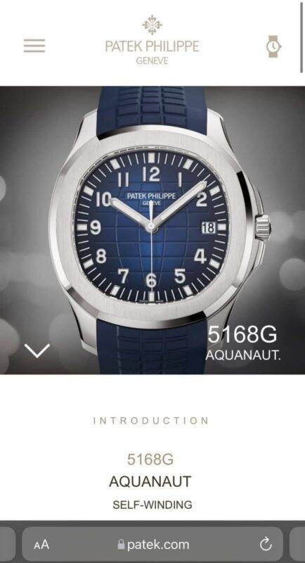 Patek Philippe 5168G