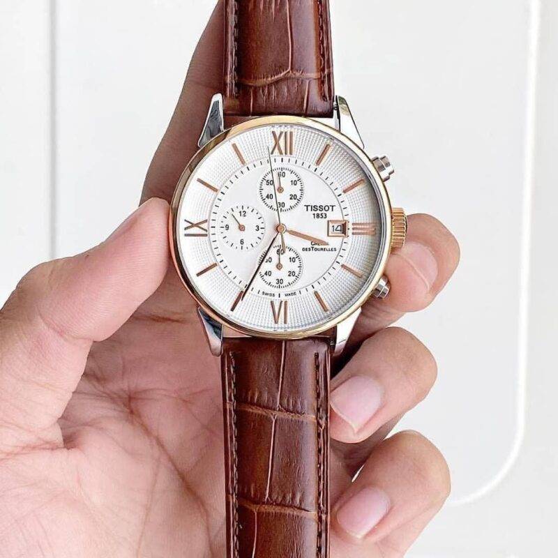 Tissot 1853 Men's Brown & White