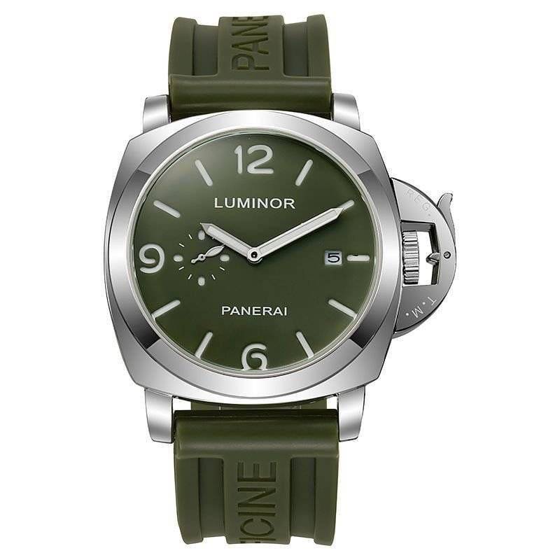 PANERAI LUMNOR Green & Silver
