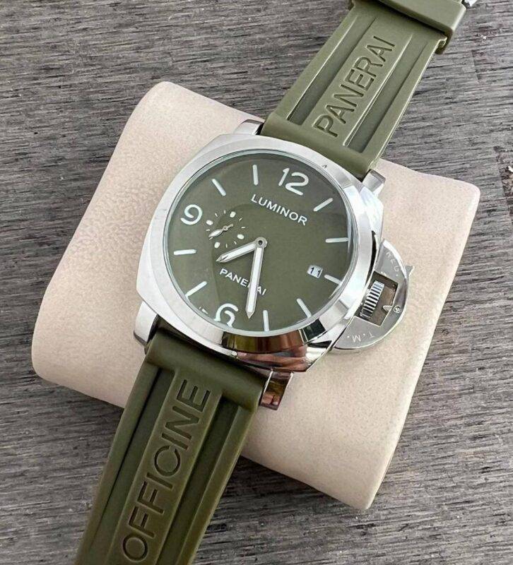 PANERAI LUMNOR Green & Silver