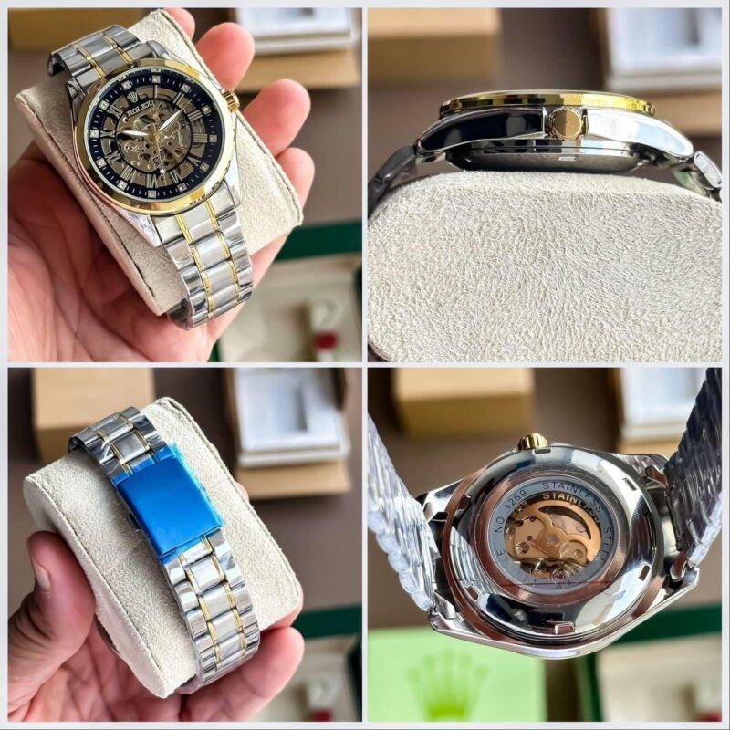 Rolex Fully automatic silver & gold