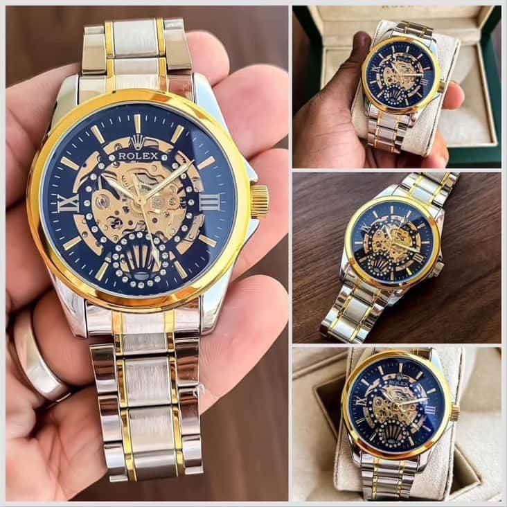 Rolex Fully automatic silver & gold