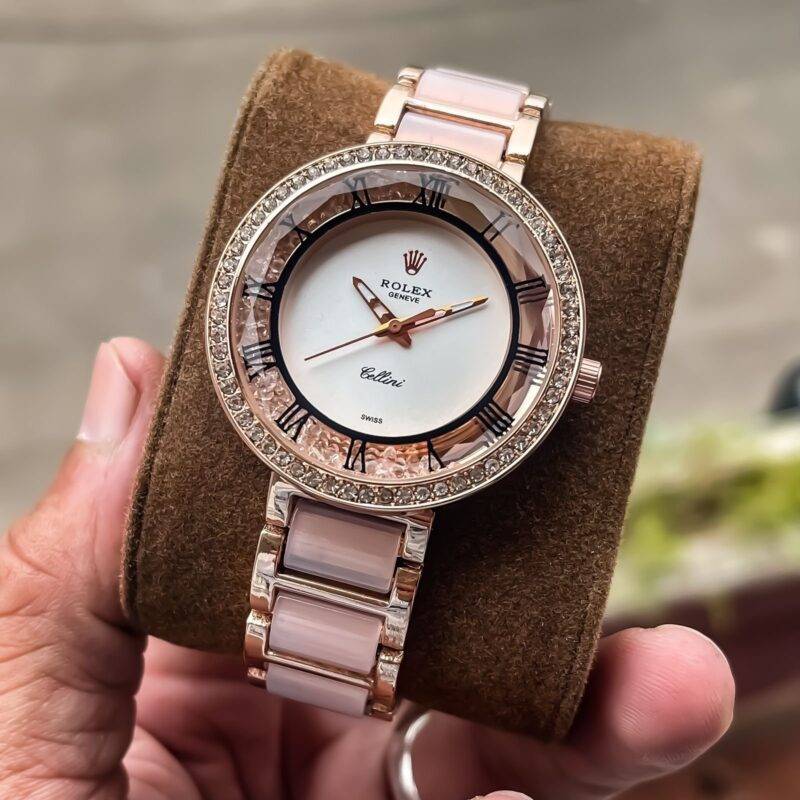 Rolex Zoom Rosegold For Girls